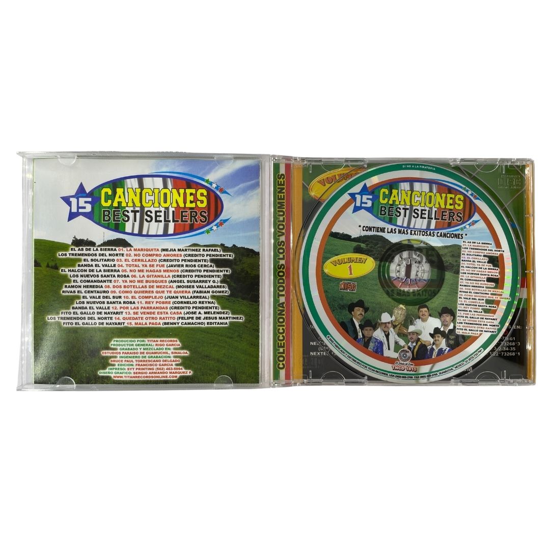 Disco Original De Canciones Best Sellers Vol. 1