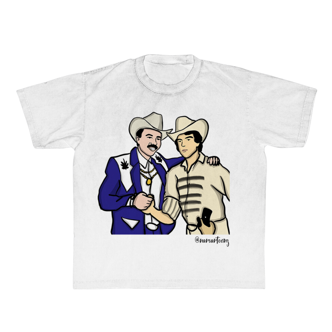EL AS DE LA SIERRA x CHALINO SANCHEZ CARTOON WHITE
