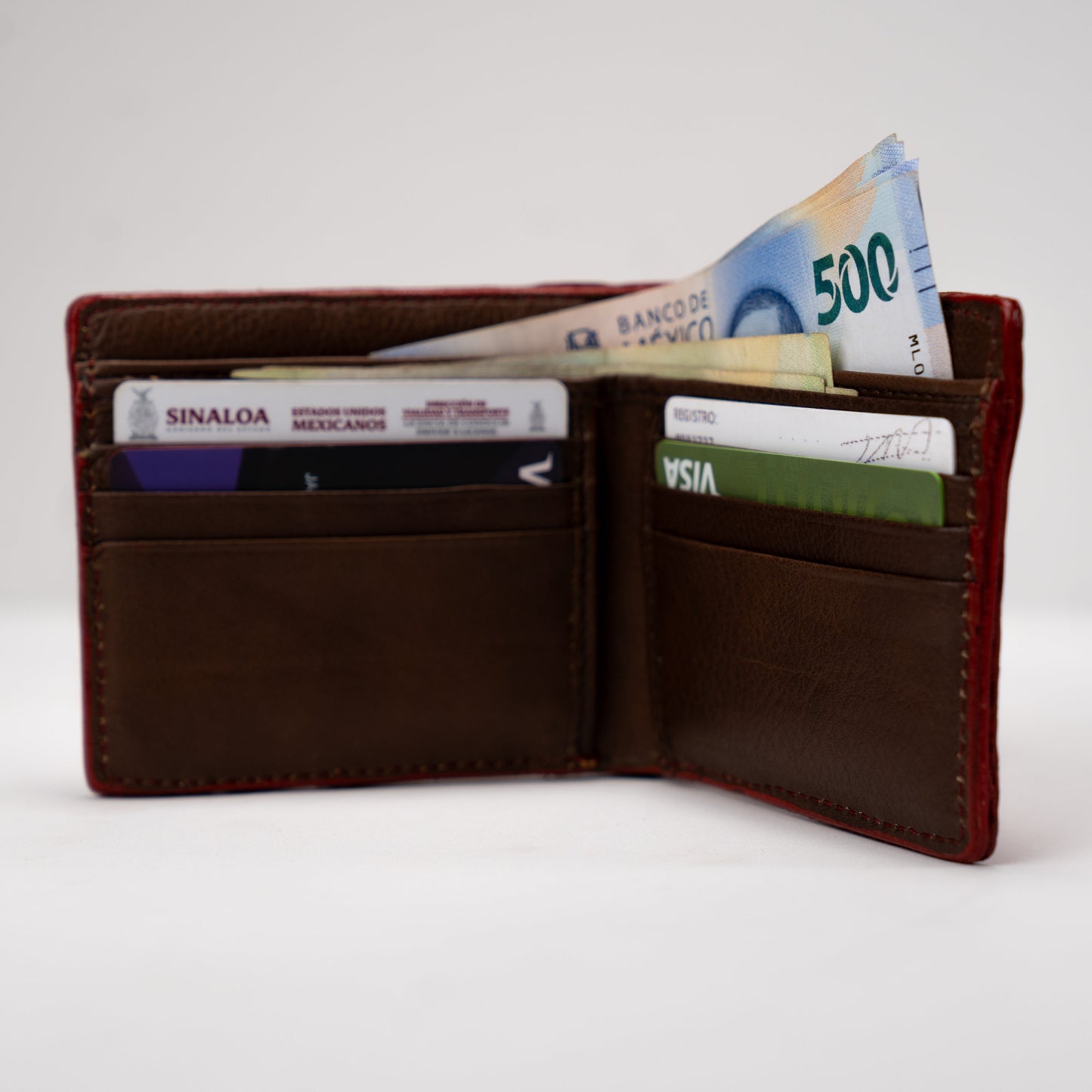 RECORDANDO AL HALCÓN DE LA SIERRA LEATHER WALLET
