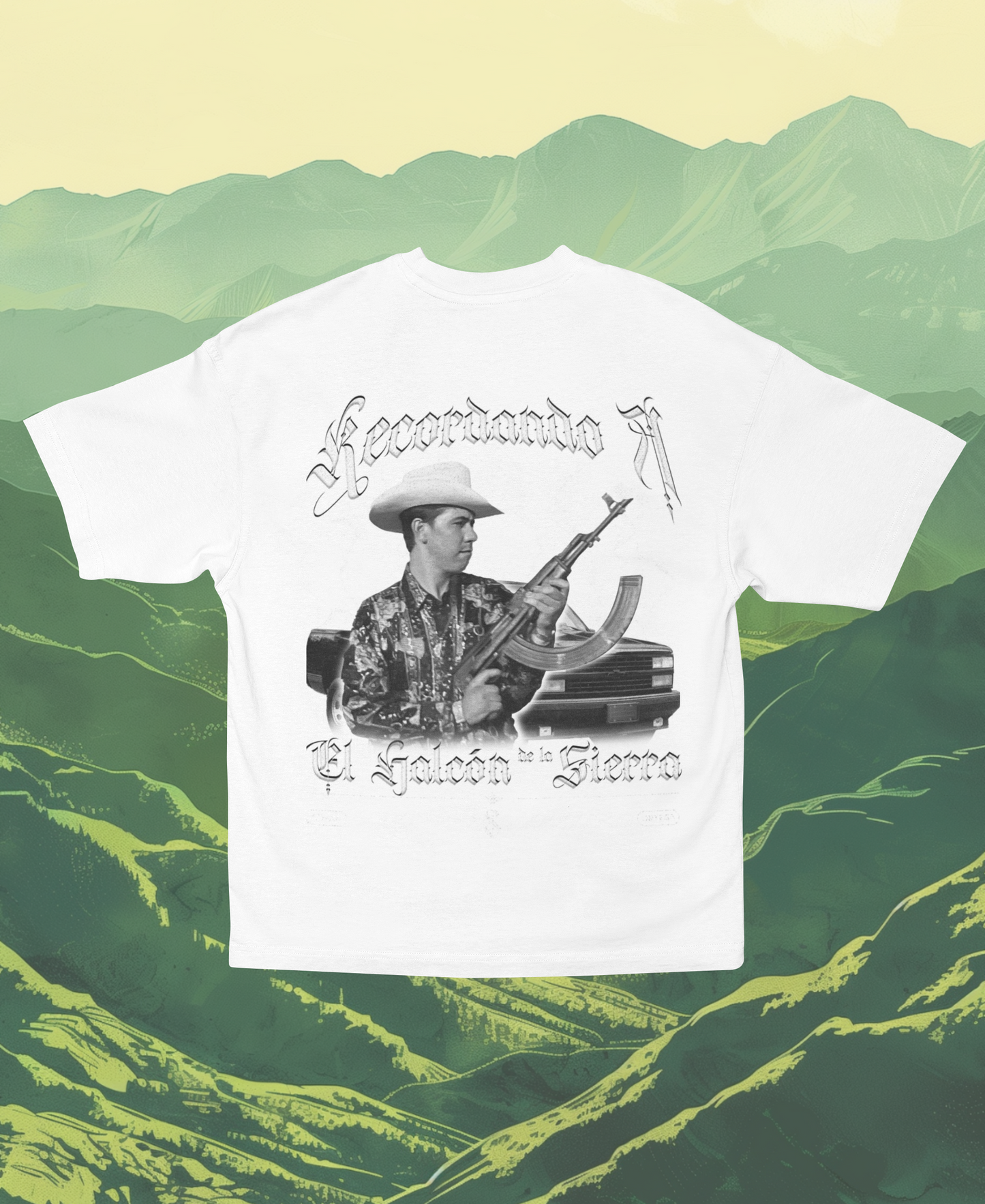 RECORDANDO A EL HALCON DE LA SIERRA OVERSIZE T-SHIRT
