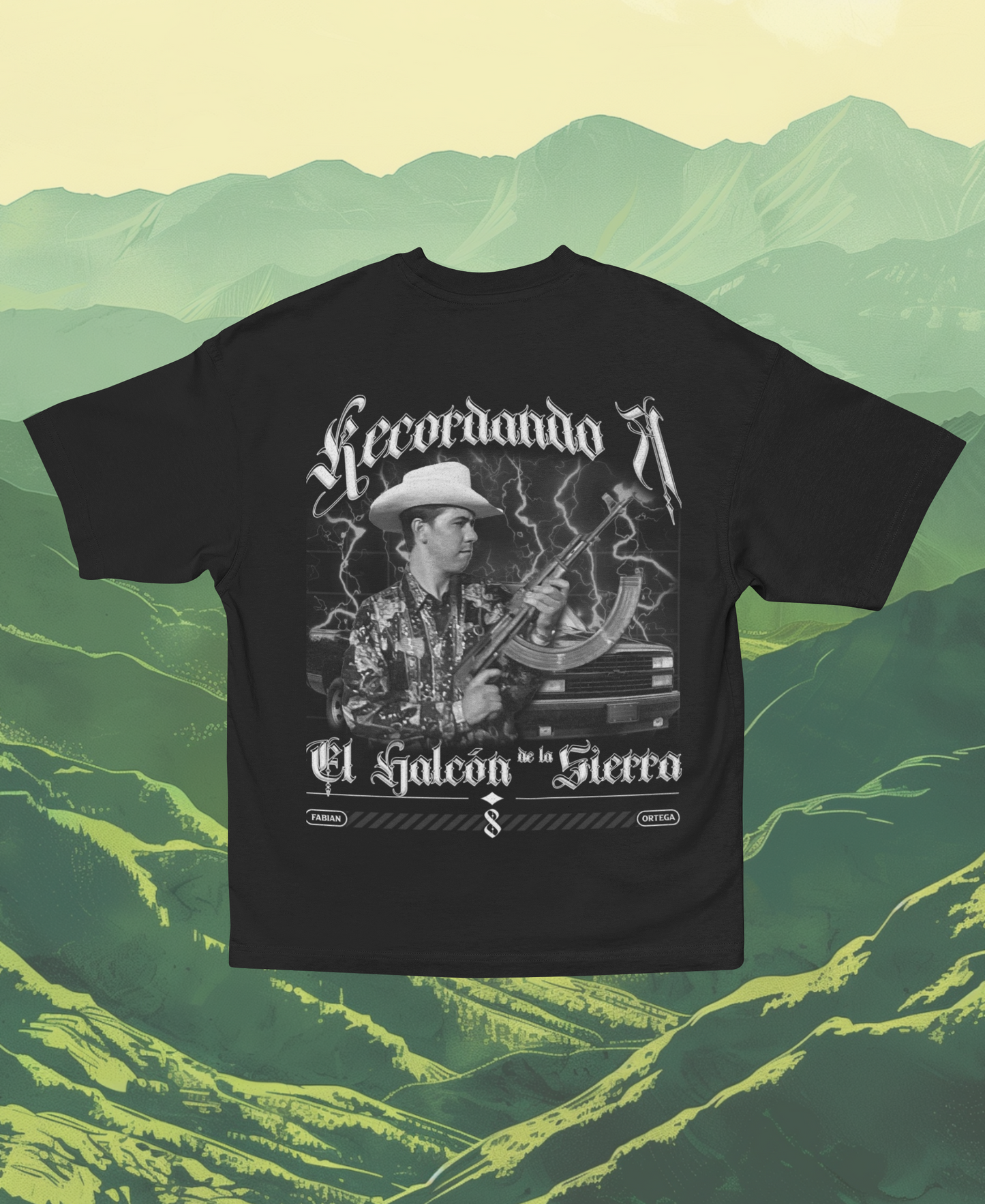 RECORDANDO A EL HALCON DE LA SIERRA OVERSIZE T-SHIRT
