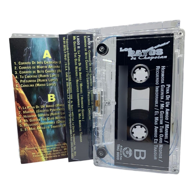 Cassette De Los Rayos De Chapotan El Mas Amigo Es Traidor