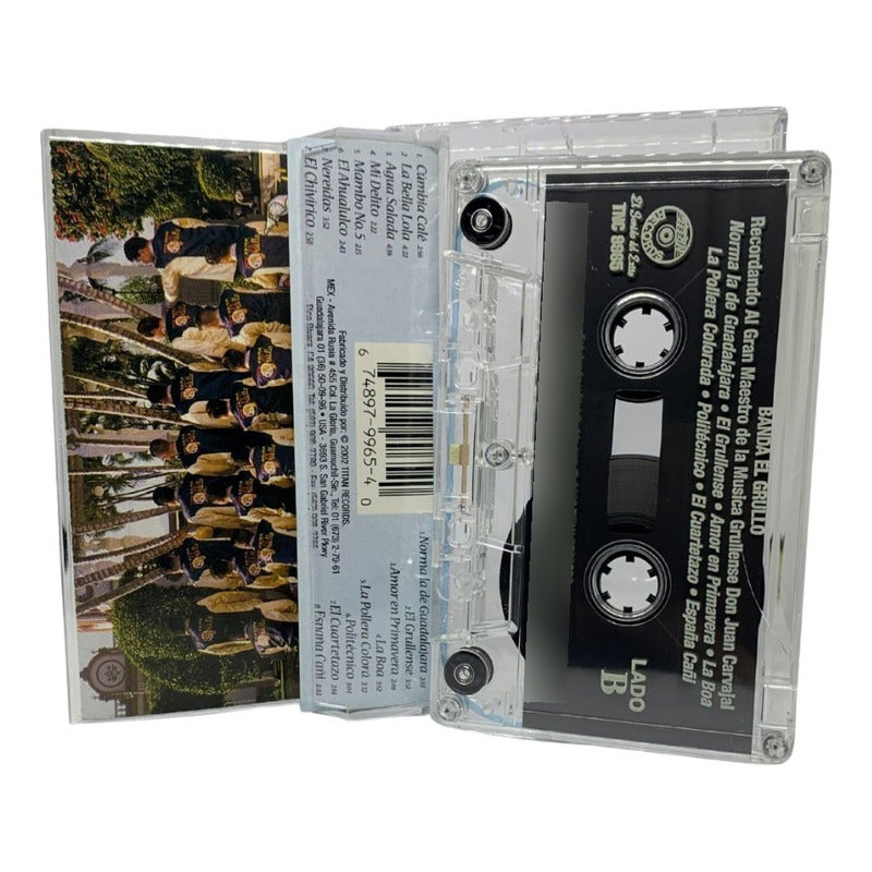 Cassette De Banda El Grullo Recordando Al Gran Maestro