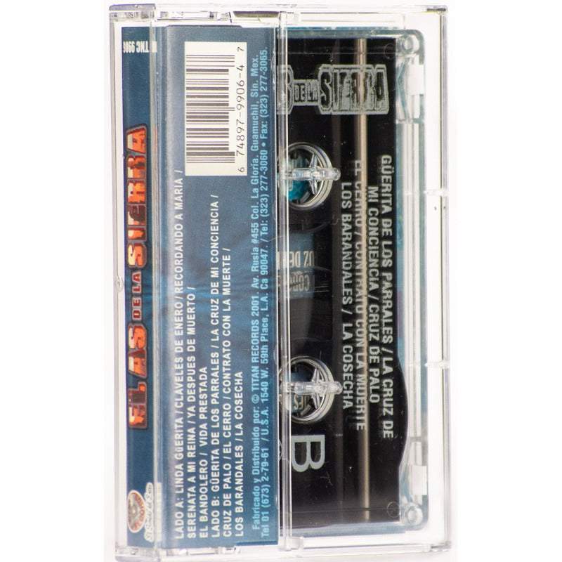 Cassette Original De El As De La Sierra Claveles De Enero