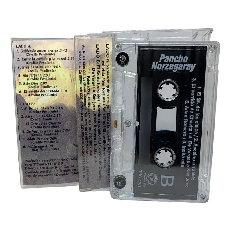 Cassette De Pancho Norzagaray Entre La Espada Y La Pared