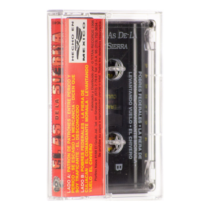 Cassette Original De El As De La Sierra Puros Corridos Bravo