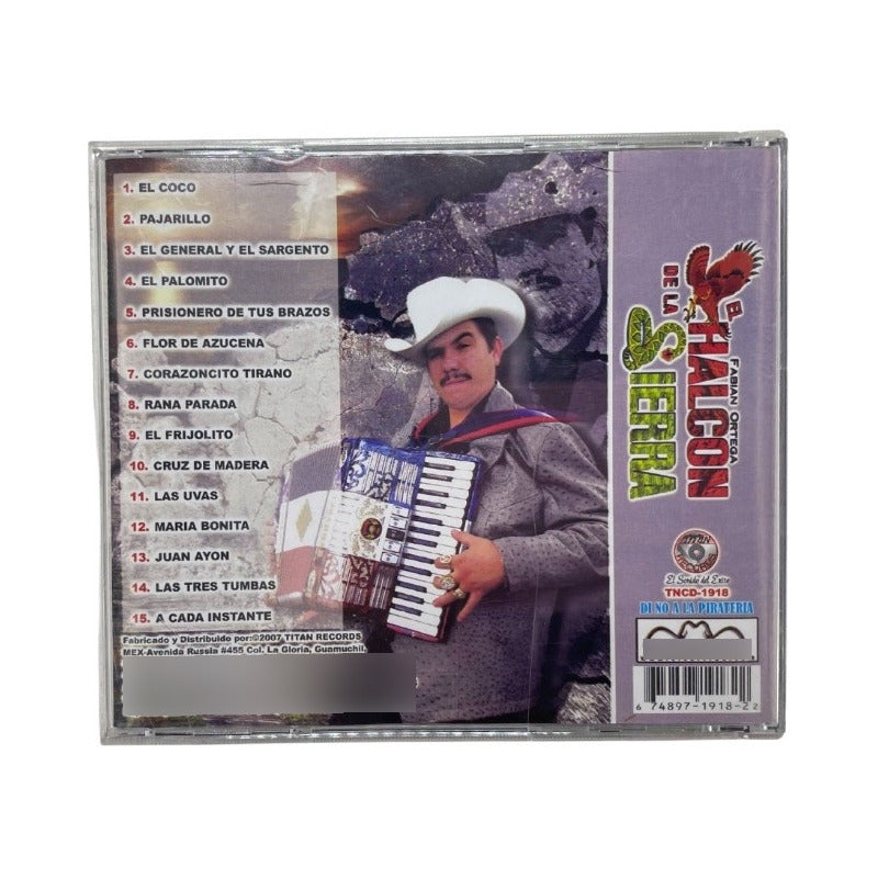 Disco El Halcon De La Sierra Los 15 Exitos Mas Sierreños V 3