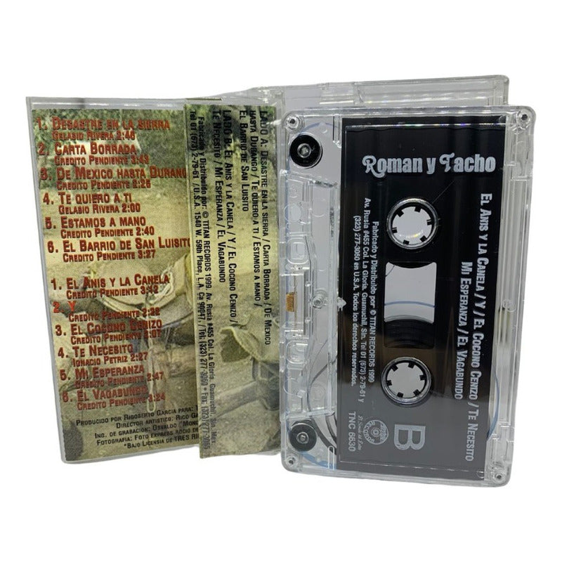 Cassette Original De Roman Y Tacho El Anis Y La Canela