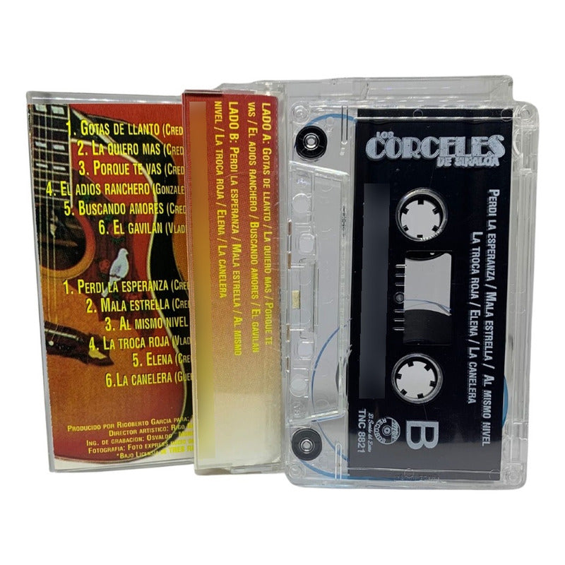 Cassette Original De Los Corceles De Sinaloa Gotas De Llanto