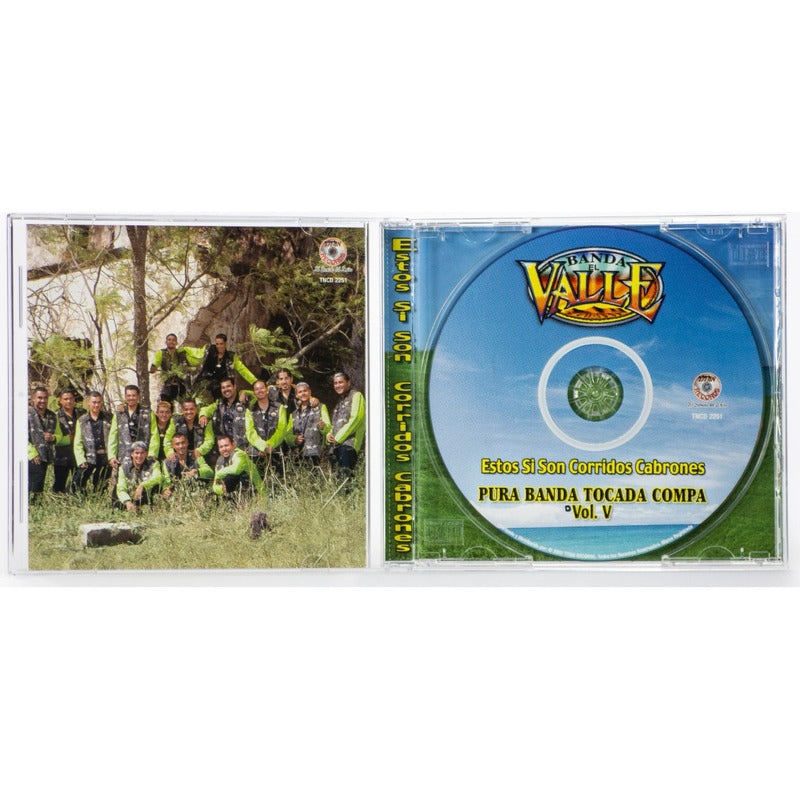 Disco De Banda El Valle Pura Banda Tocada Compa Vol. V