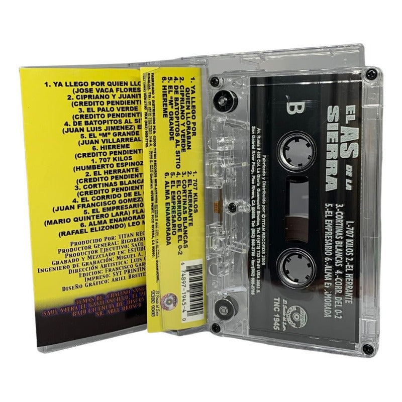 Cassette Original De El As De La Sierra Con Sus Amigos V. 8