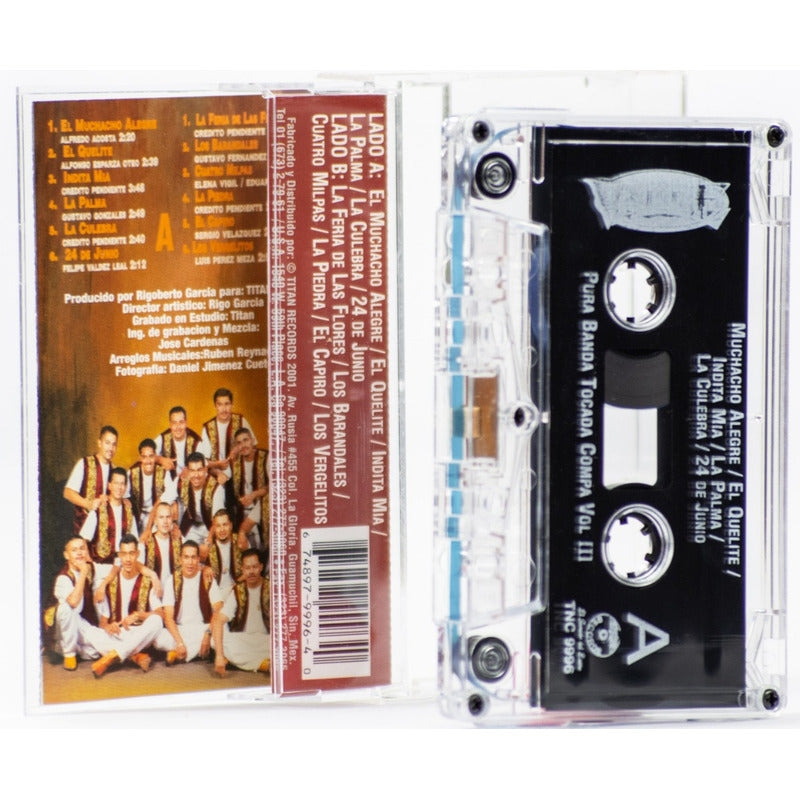 Cassette Original De Banda El Valle Pura Banda Tocada Vol. 3