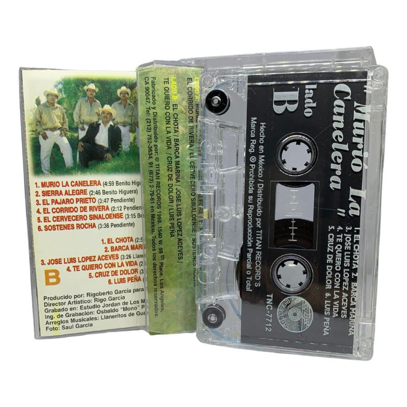 Cassette De Los Llaneritos De Guamuchil Murio La Canelera