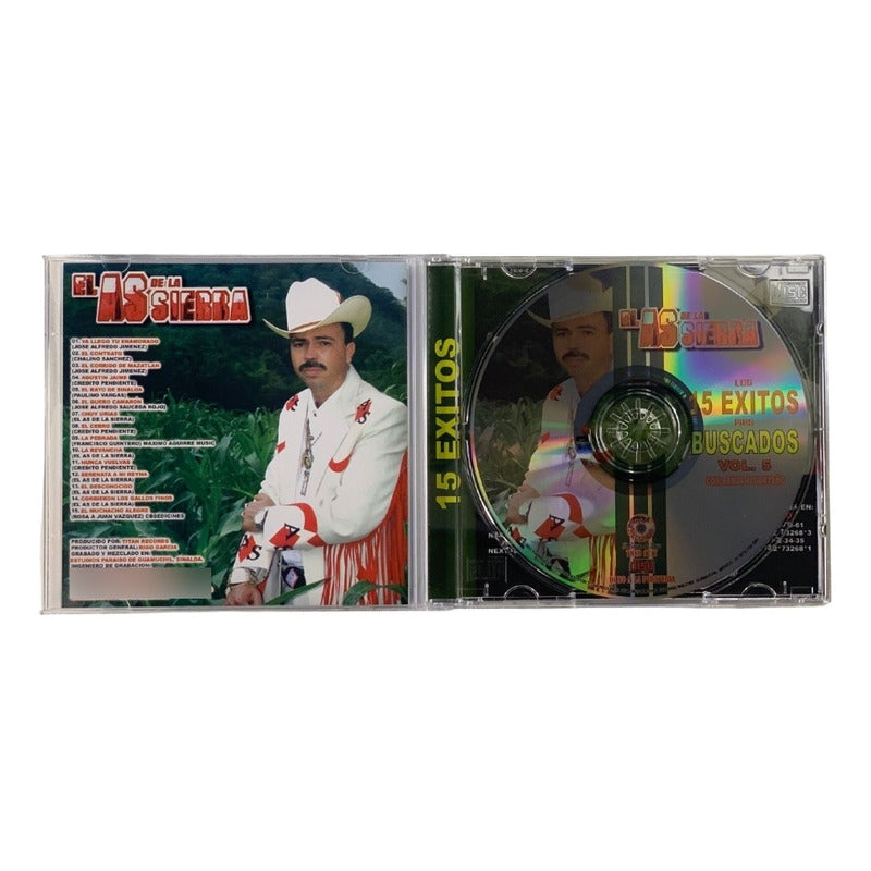 Disco El As De La Sierra Los 15 Exitos Mas Buscados Vol 5