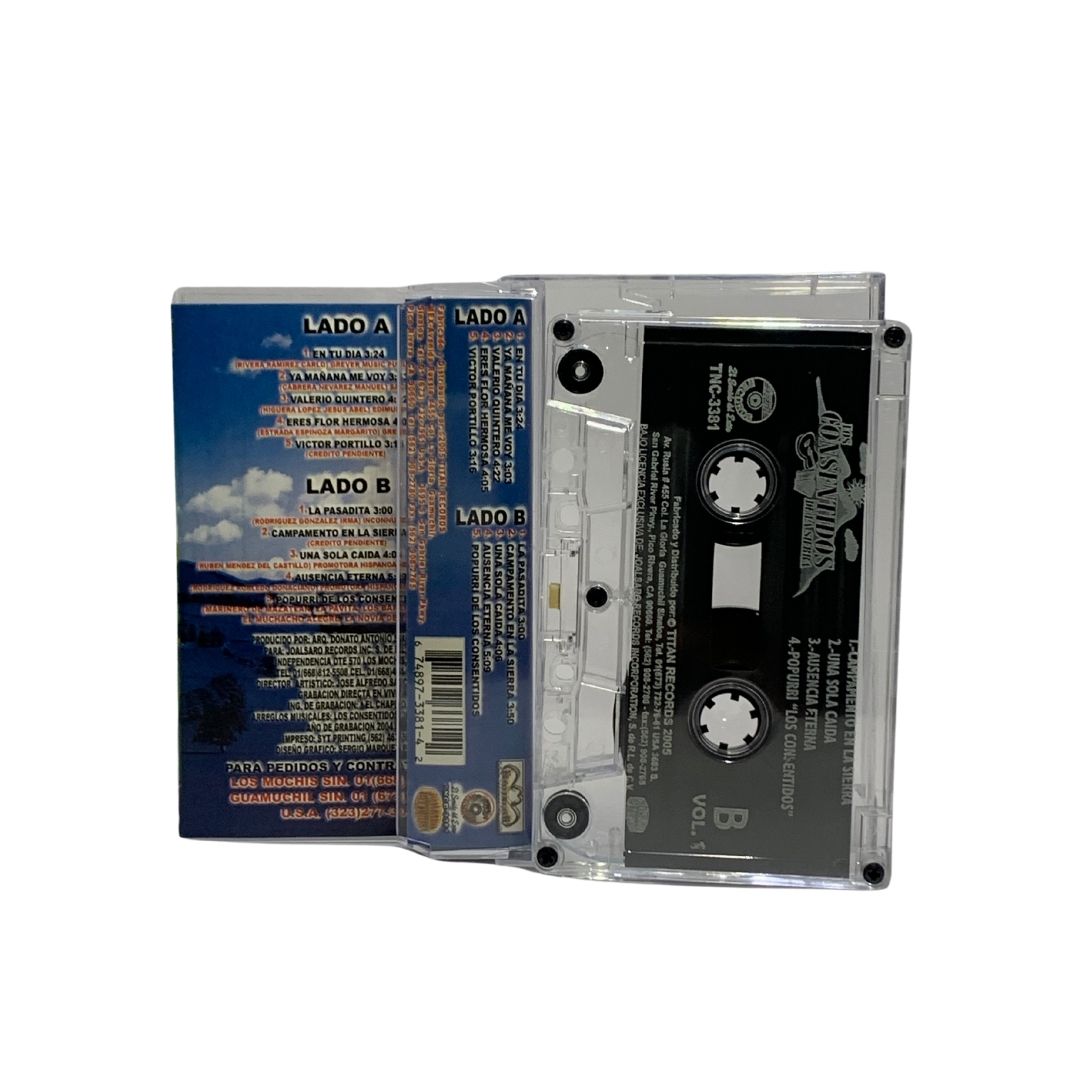 Cassette De Los Consentidos De La Sierra En Vivo Vol. 1