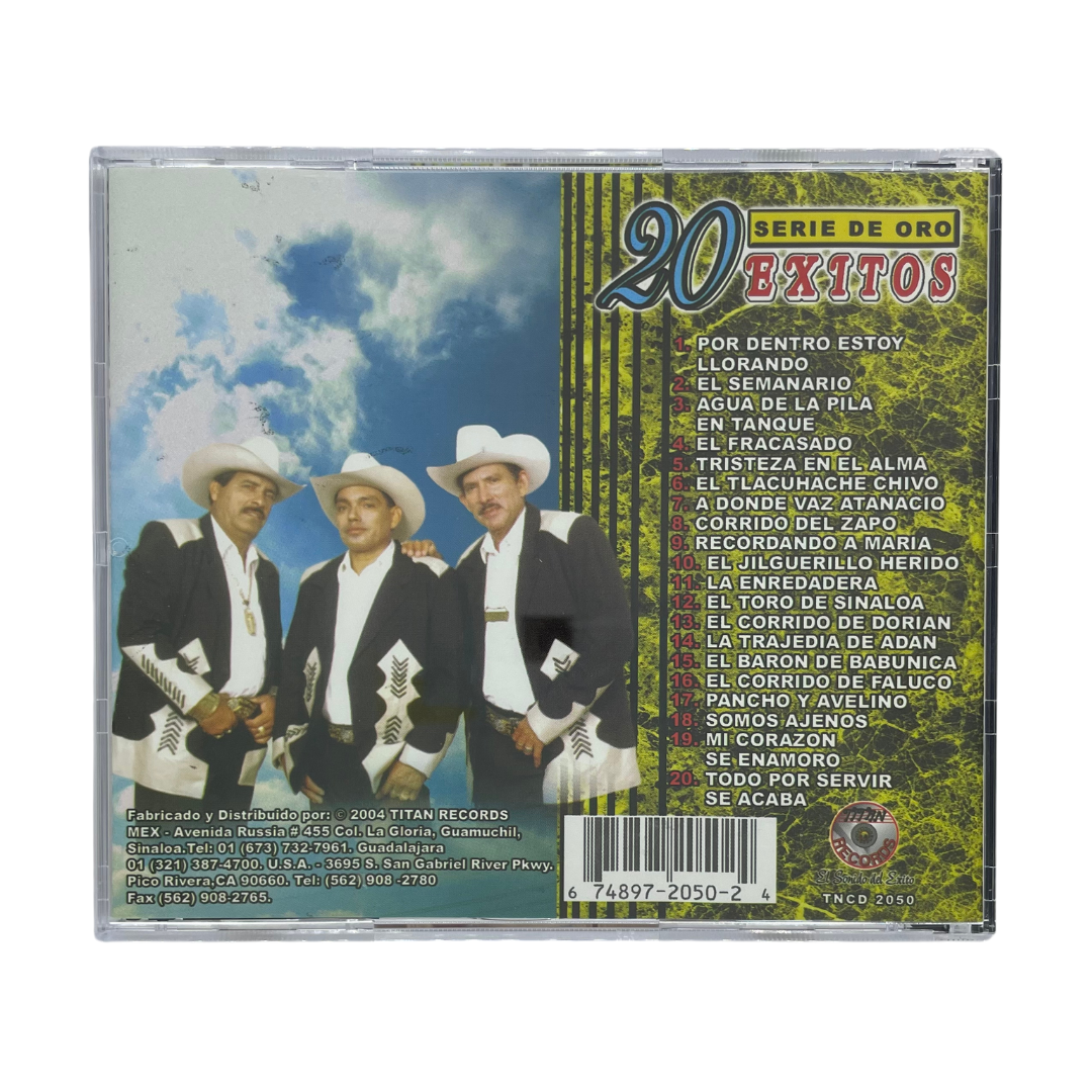 Disco De Los Compadres De Sinaloa Serie De Oro 20 Exitos V.1