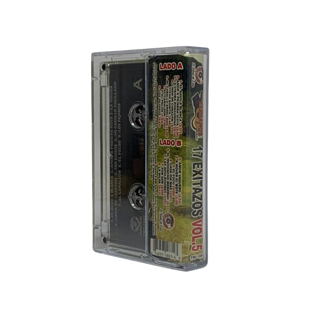 Cassette De Los Zerkanos De La Sierra 17 Exitazos Vol. 5