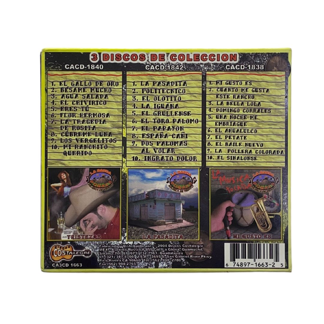 Cd Triple De Banda De Los Pobres Pura Musica Tocada Vol. 1