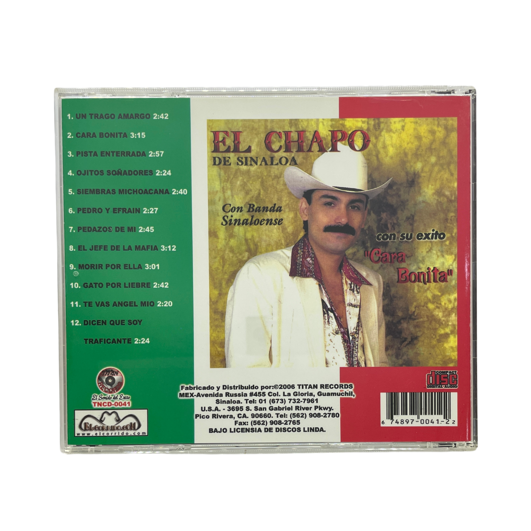 Disco Original De El Chapo De Sinaloa Cara Bonita