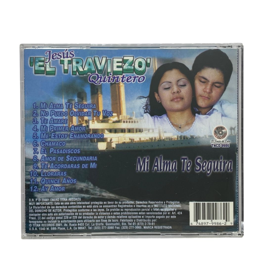 Disco De Jesus El Traviezo Quintero Mi Alma Te Seguira