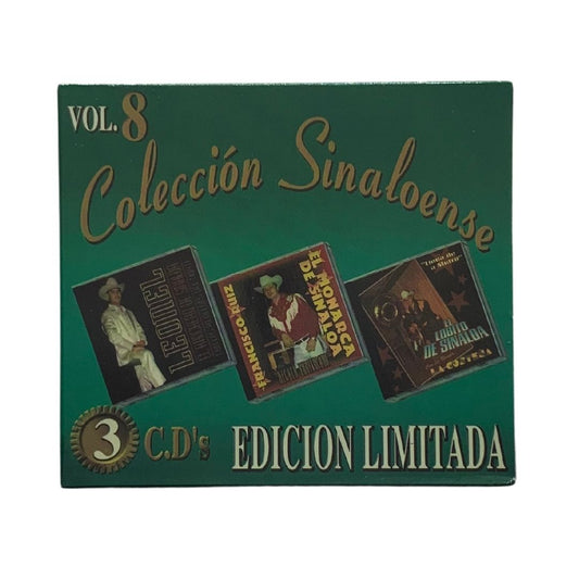 Cd Triple De Coleccion Sinaloense Vol. 8