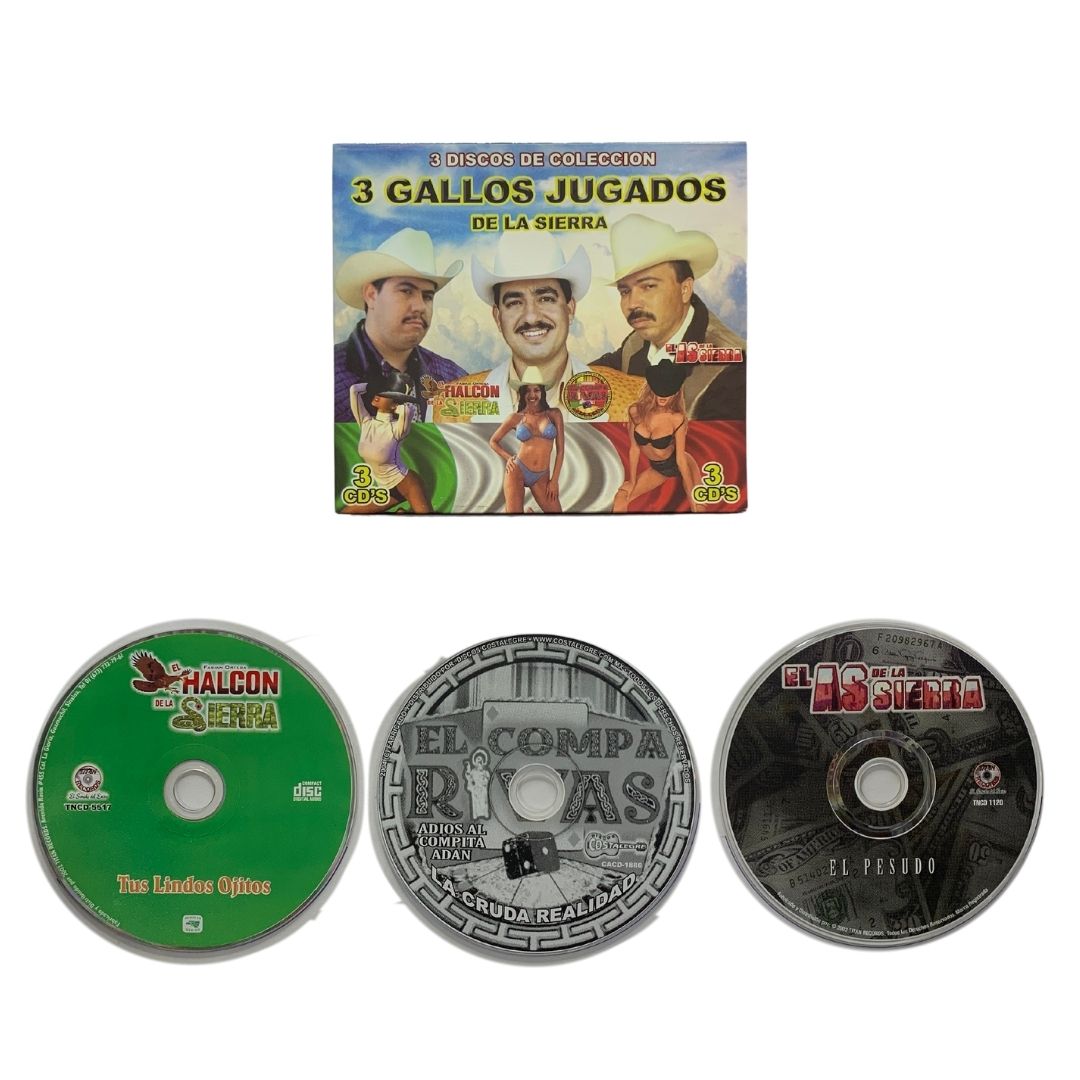 Cd Triple De 3 Gallos Jugados De La Sierra Vol. 2