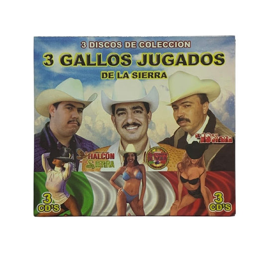 Cd Triple De 3 Gallos Jugados De La Sierra Vol. 2