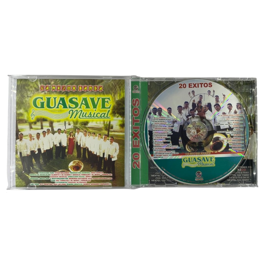 Disco Original De Guasave Musical 20 Exitos