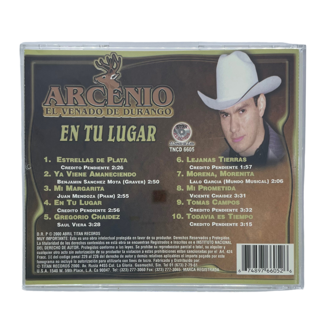 Disco Original De Arcenio El Venado De Durango En Tu Lugar