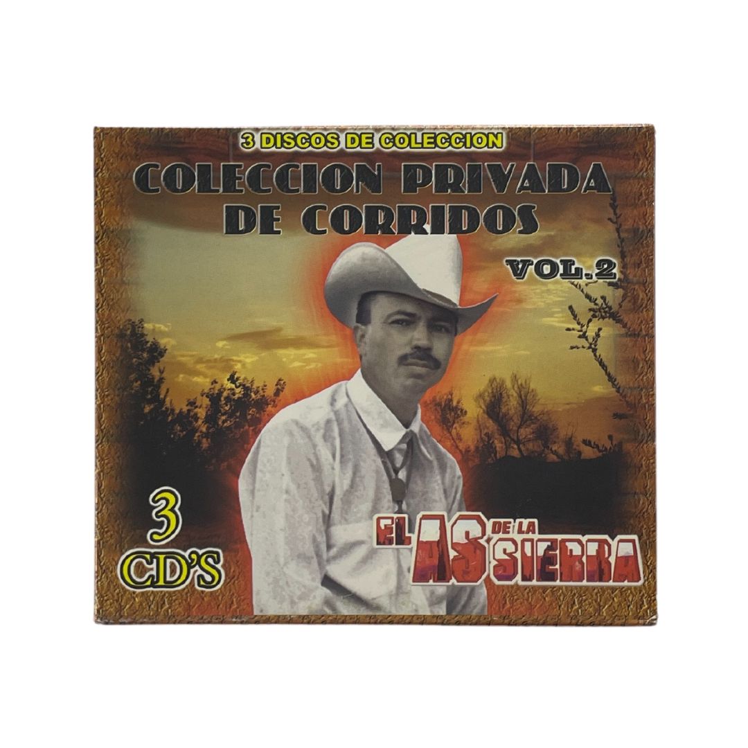 CD Triple El As de la Sierra Colección Privada De Corridos 2