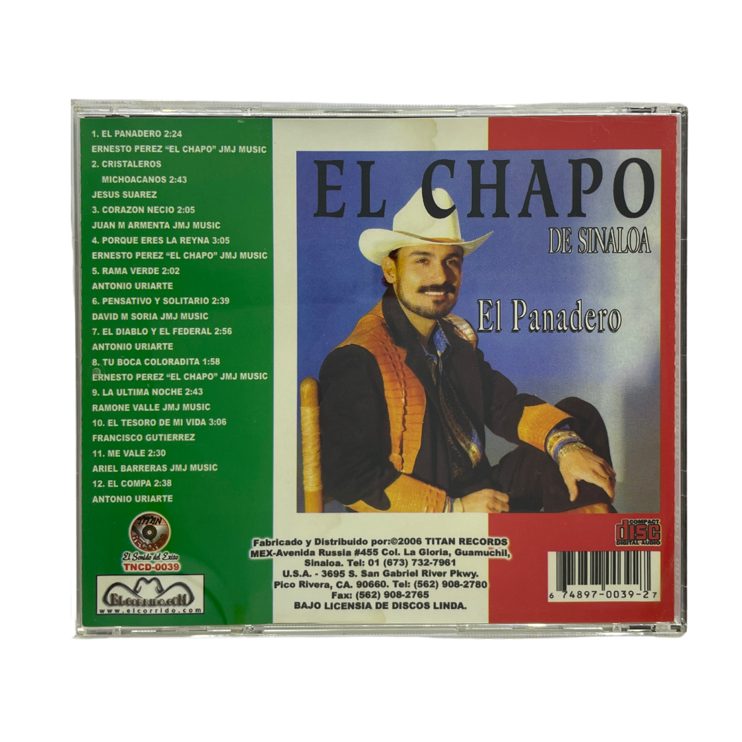 Disco Original De El Chapo de Sinaloa El Panadero