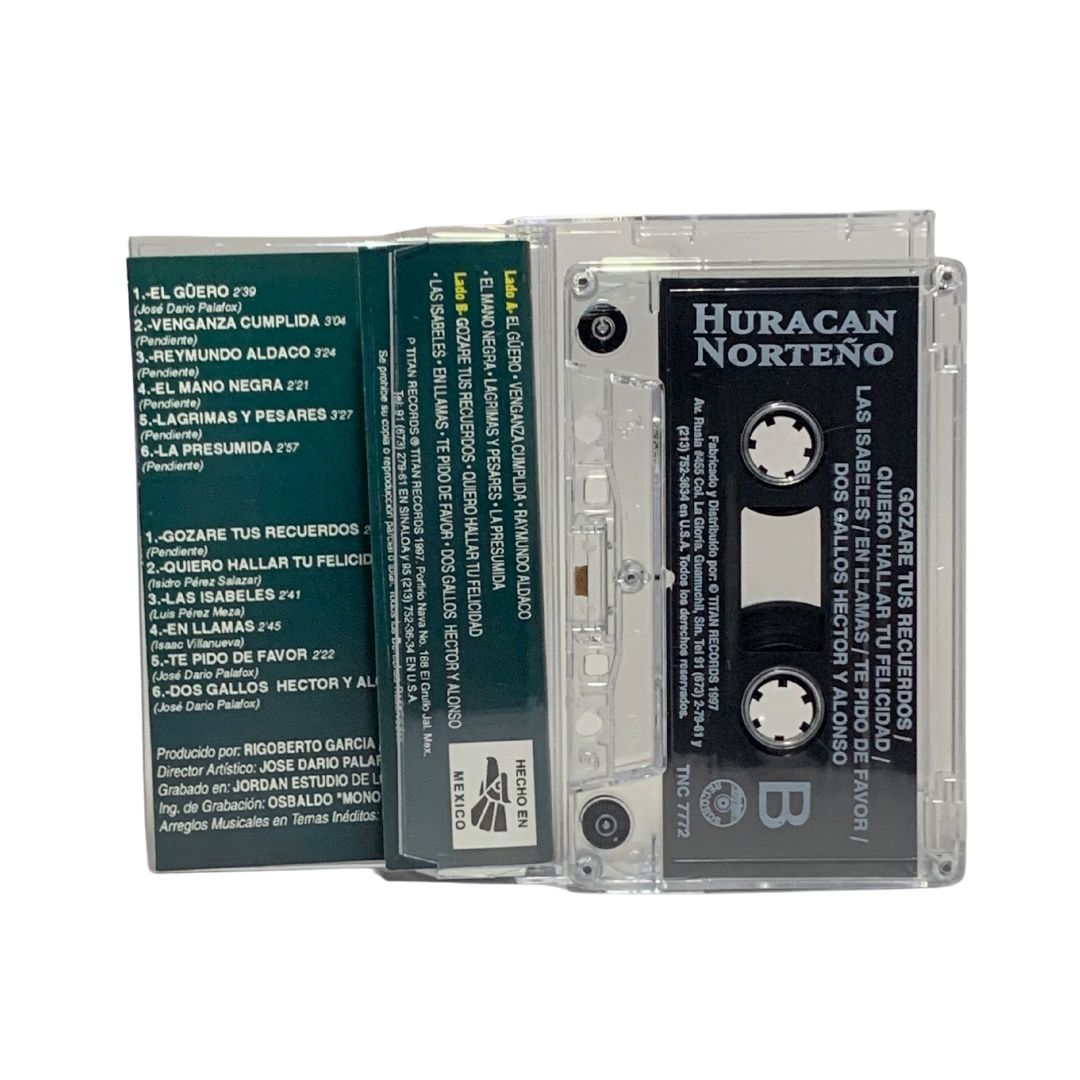 Cassette Original De Huracan Norteño En Vivo