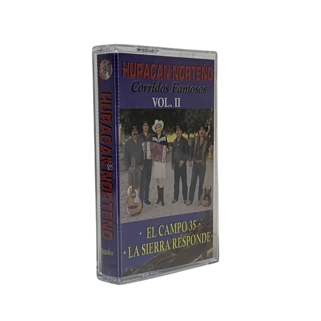 Cassette Original De Huracan Norteño Corridos Famosos Vol. 2