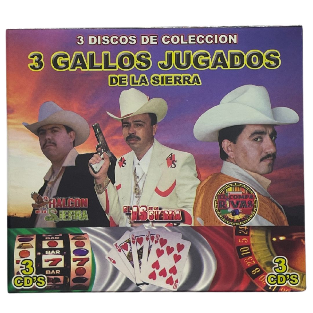 Cd Triple De 3 Gallos Jugados de la Sierra Vol. 1