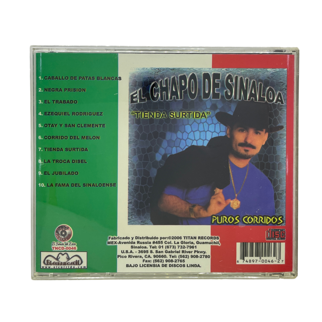 Disco Original De El Chapo De Sinaloa Tienda Surtida