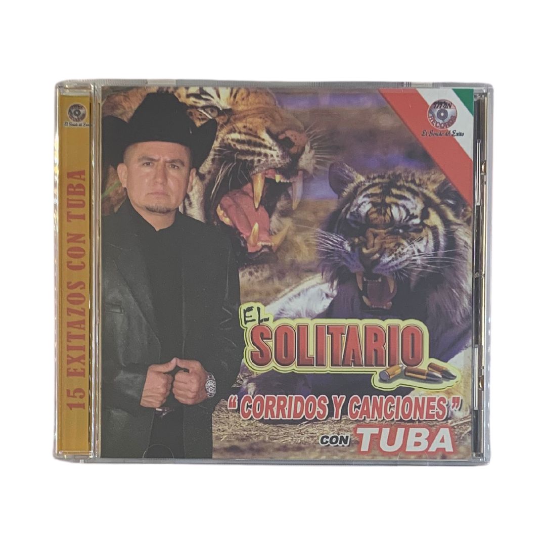 Disco Original De El Solitario Corridos Y Canciones Con Tuba