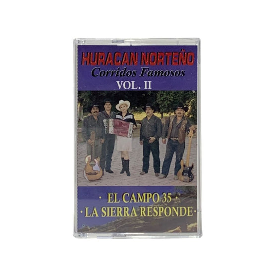 Cassette Original De Huracan Norteño Corridos Famosos Vol. 2