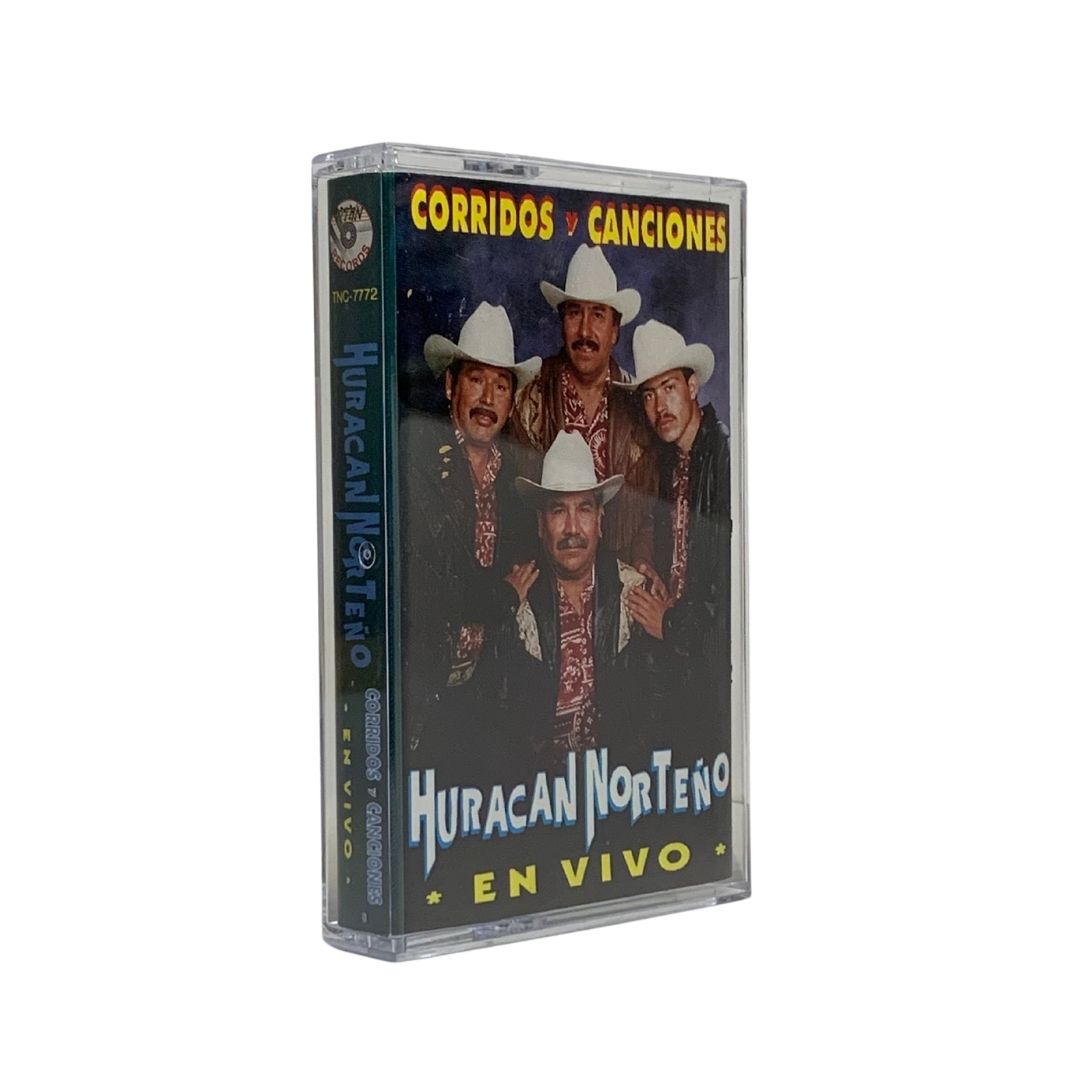 Cassette Original De Huracan Norteño En Vivo