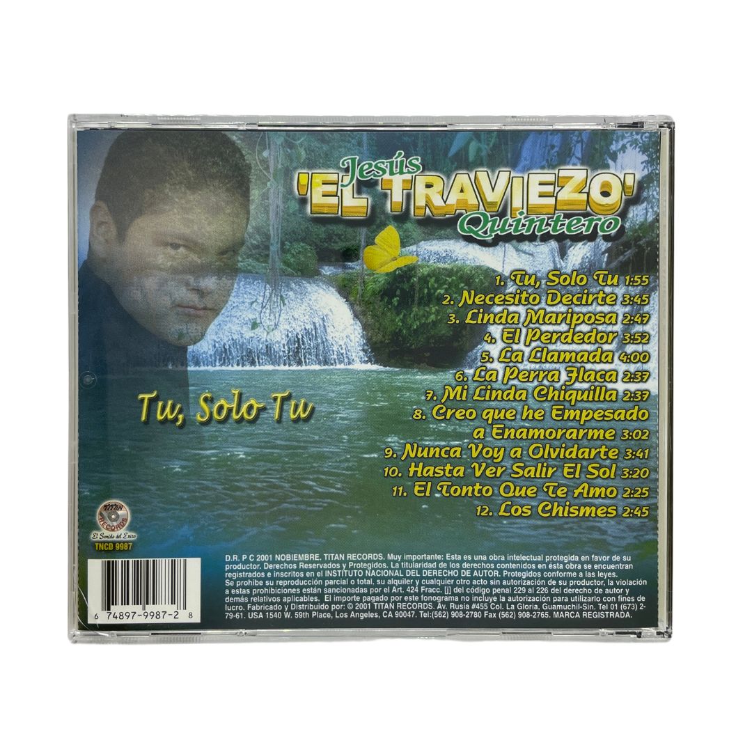 Disco Original De Jesus El Traviezo Quintero Tu Solo Tu