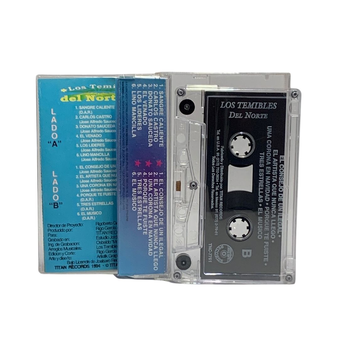 Cassette Original De Los Temibles Del Norte Sangre Caliente