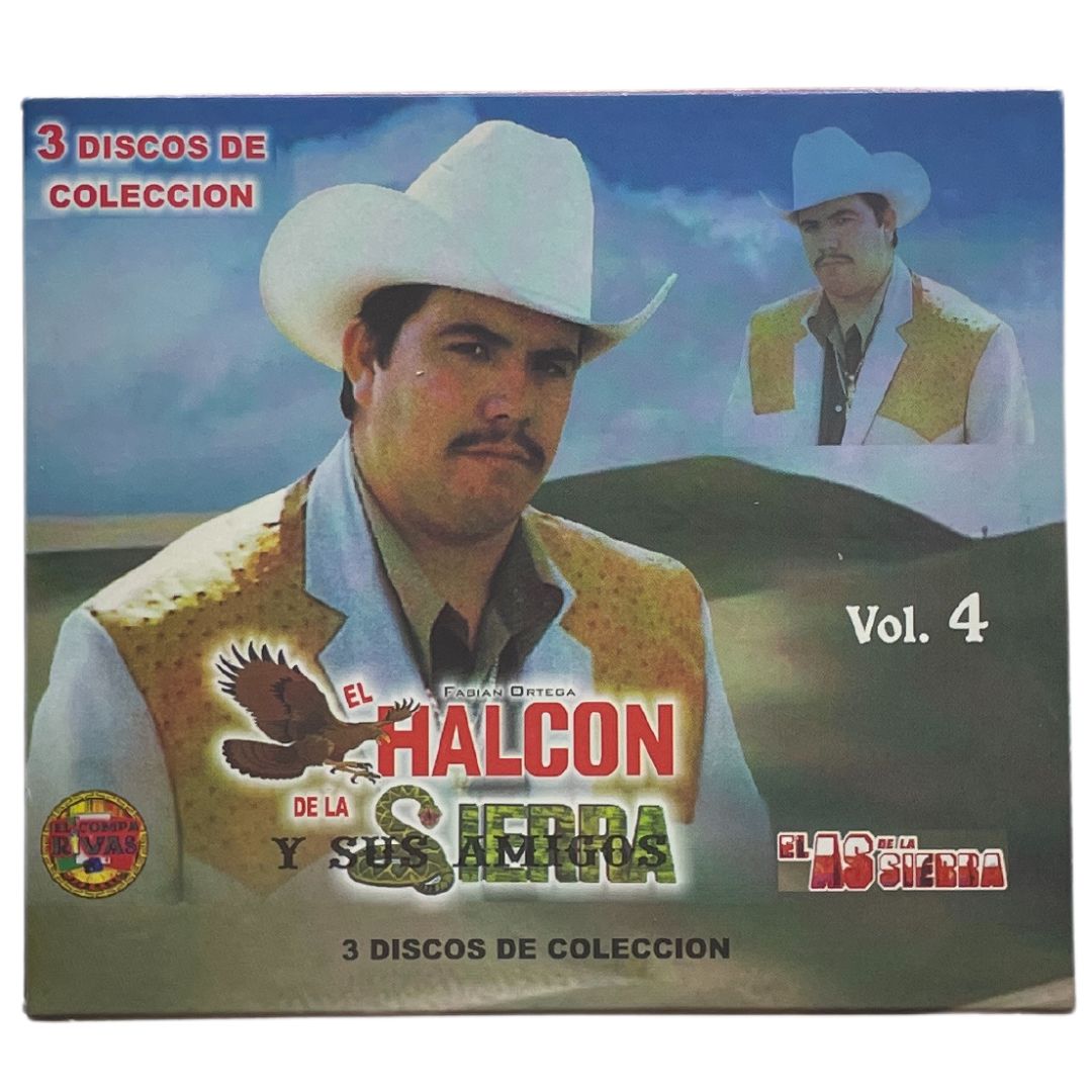 Cd Triple De El Halcon De La Sierra Y Sus Amigos Vol. 4