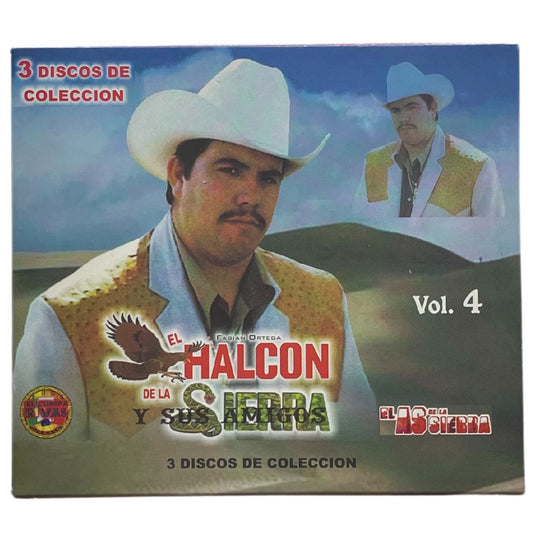 Cd Triple De El Halcon De La Sierra Y Sus Amigos Vol. 4