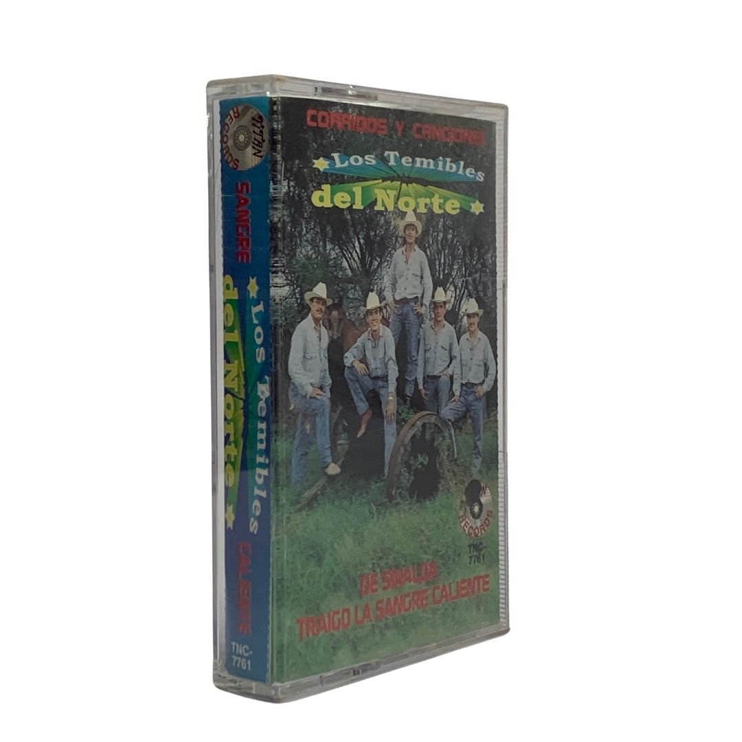 Cassette Original De Los Temibles Del Norte Sangre Caliente