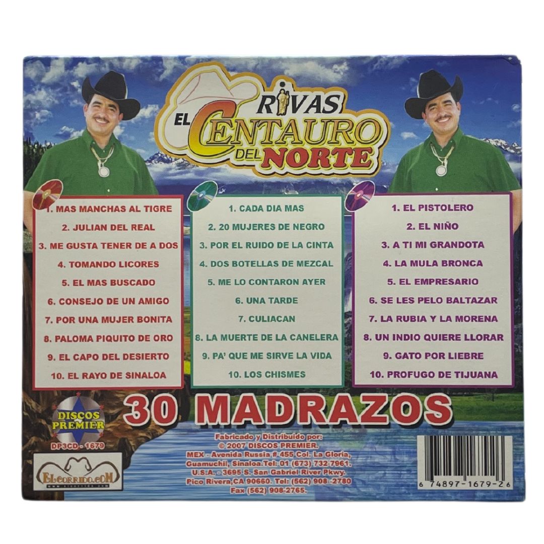 Cd Triple De El Compa Rivas 30 Madrazos