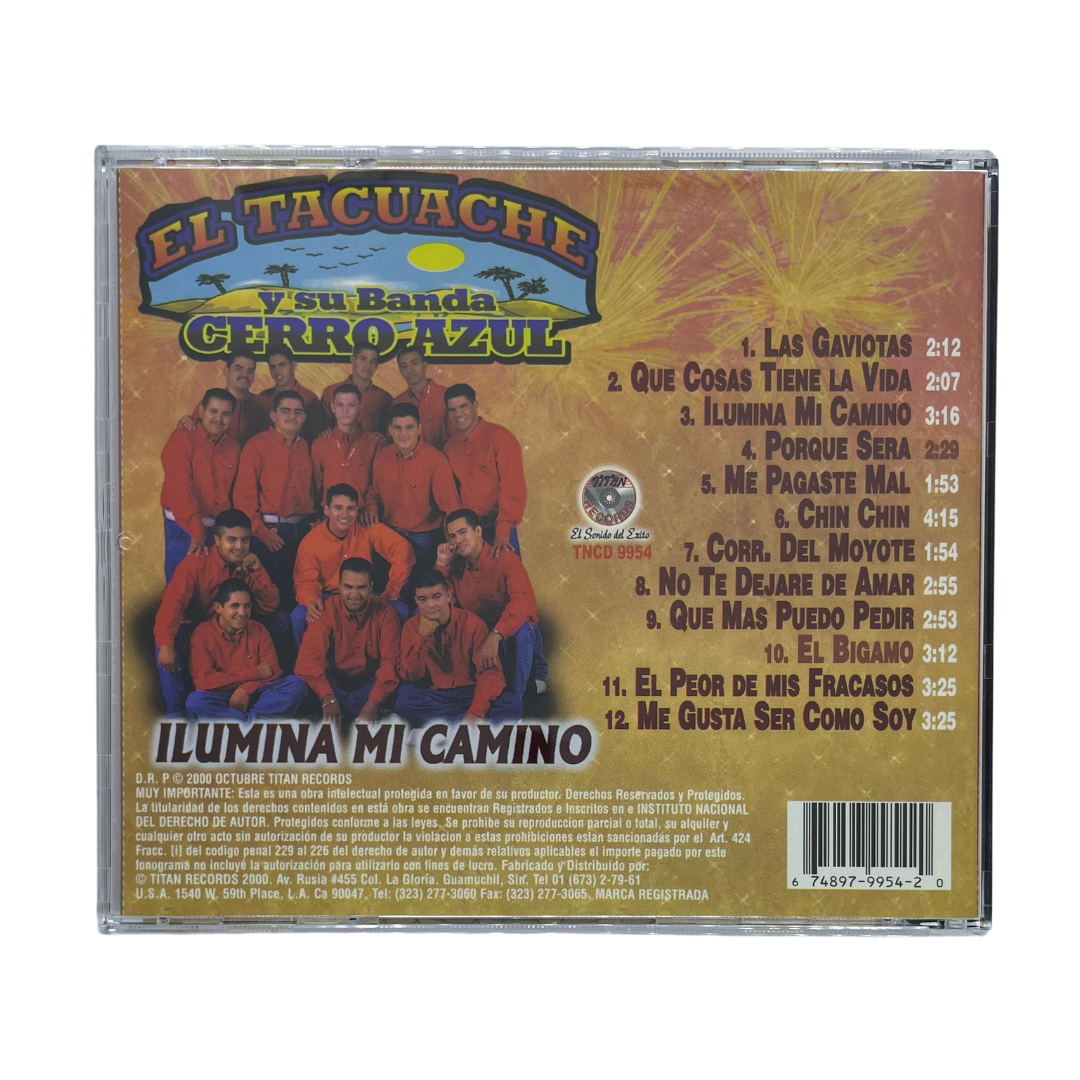 Disco De El Tacuache Y Su Banda Cerro Azul Ilumina Mi Camino