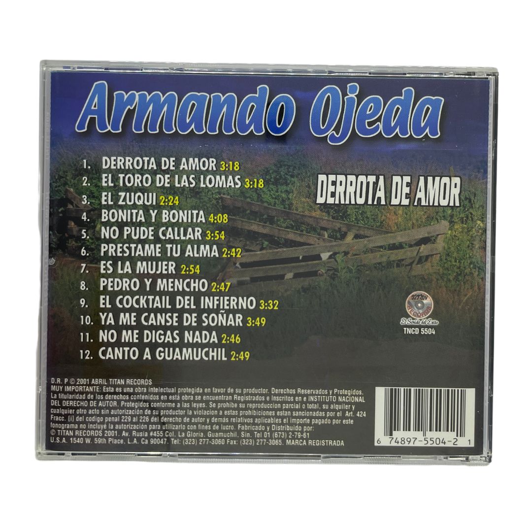 Disco Original De Armando Ojeda Derrota De Amor