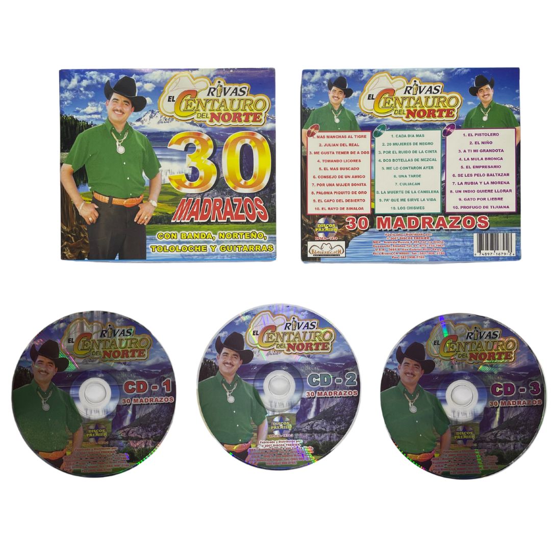 Cd Triple De El Compa Rivas 30 Madrazos