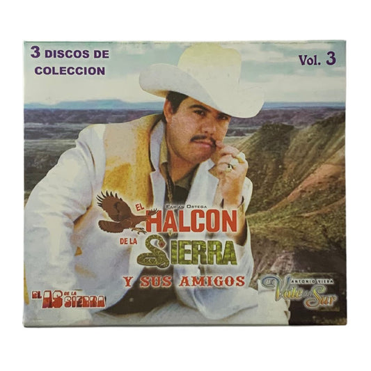 Cd Triple El Halcon De La Sierra Coleccion Y Sus Amigos V.3