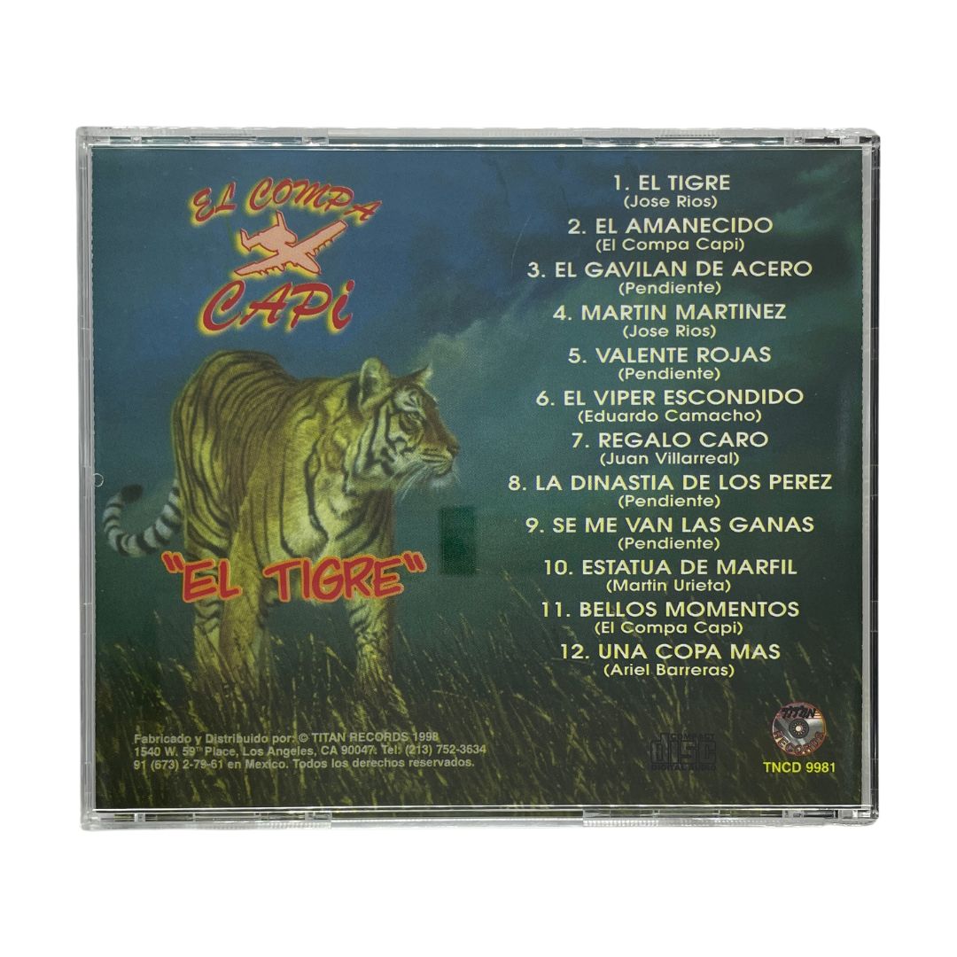 Disco Original De El Compa Capi El Tigre