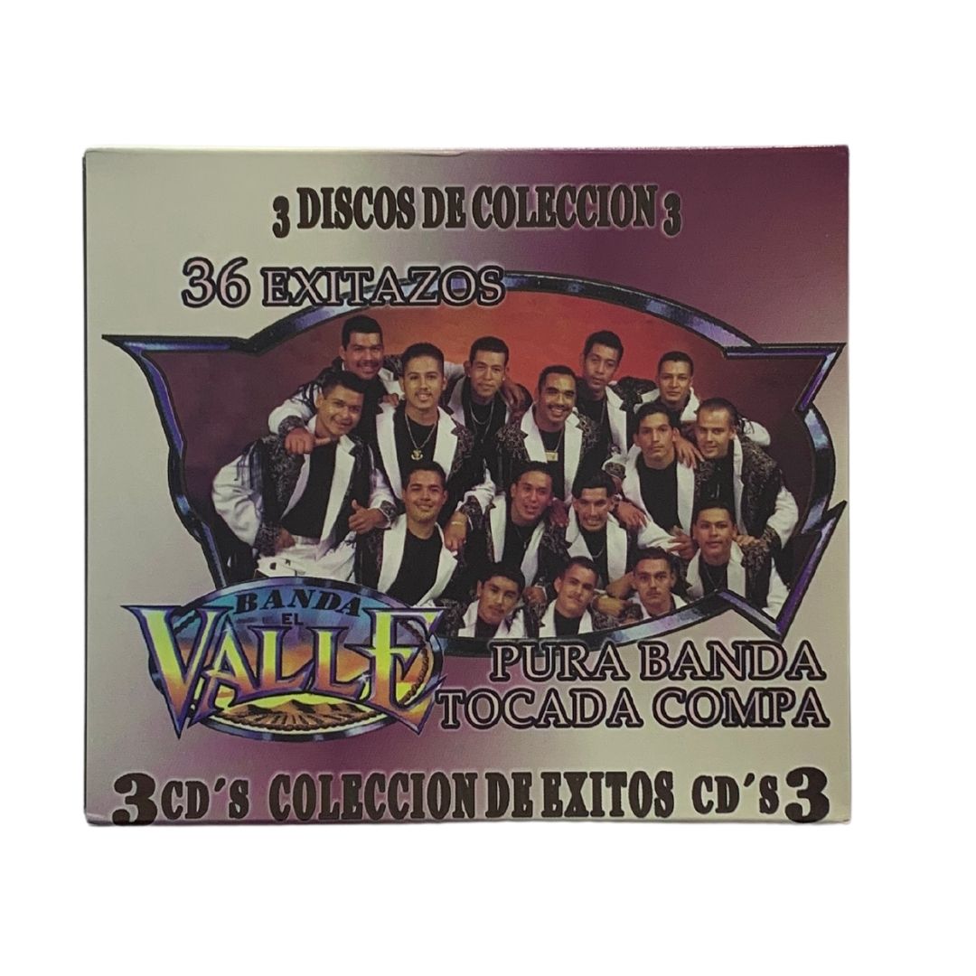 Cd Triple De Banda El Valle 36 Exitazos Pura Banda Tocada